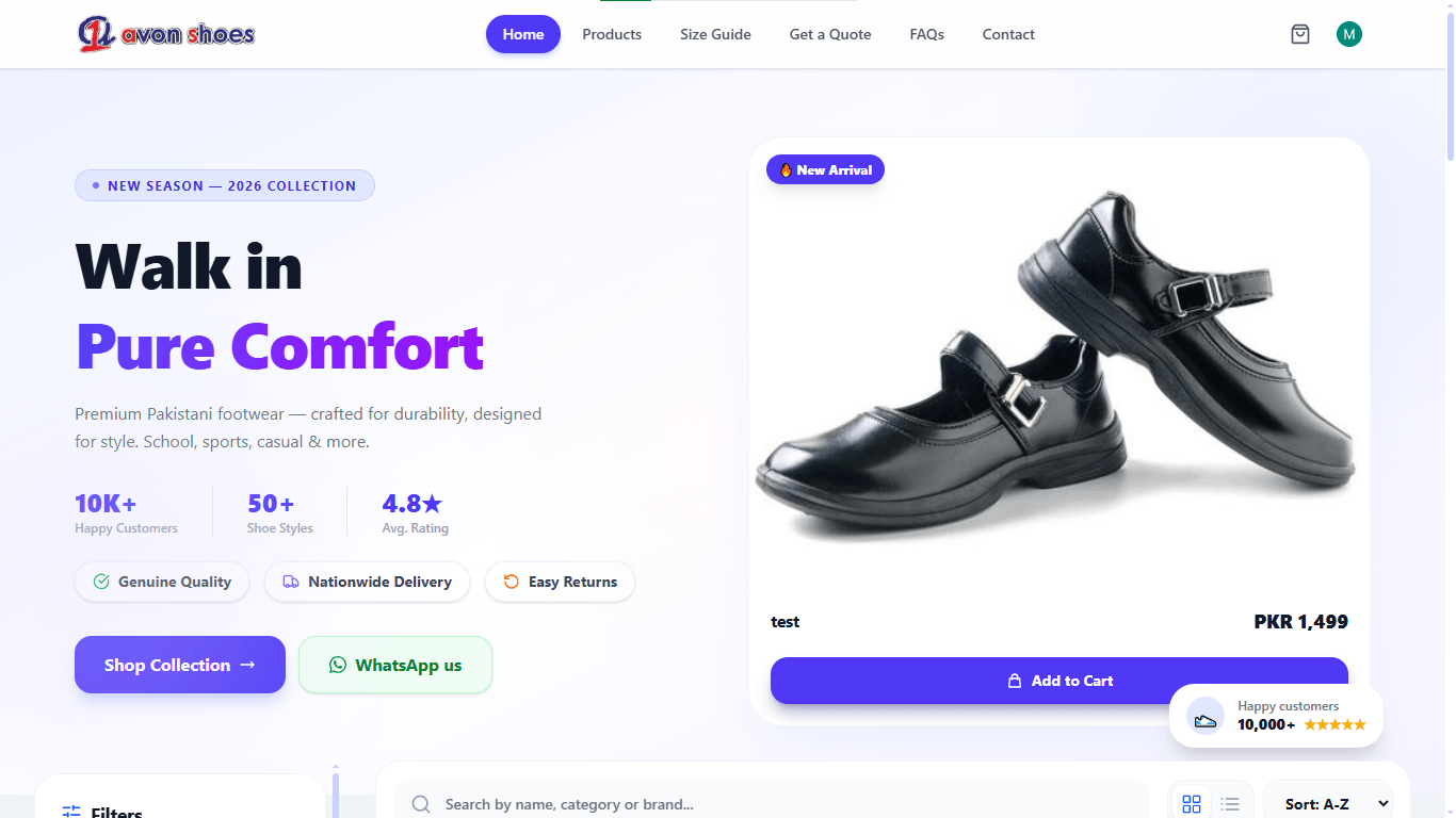 Avon Shoes – Premium Footwear Marketplace preview