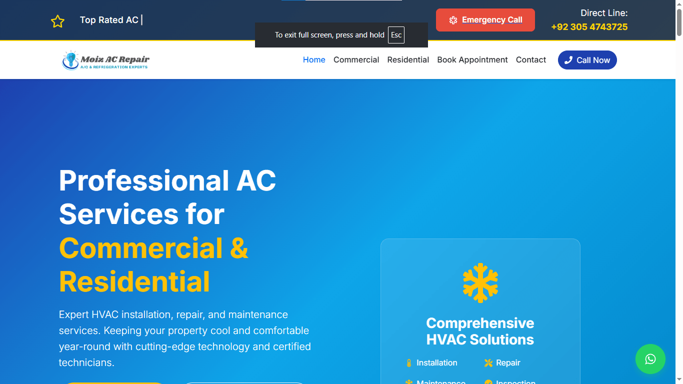 Moiz AC Repair preview